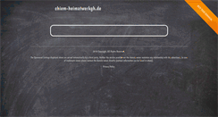 Desktop Screenshot of chiem-heimatwerkgh.de