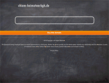Tablet Screenshot of chiem-heimatwerkgh.de